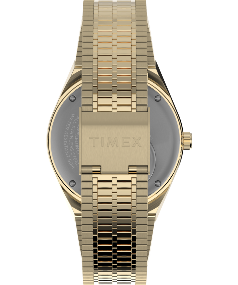 TW2W70700 Timex x seconde/seconde/ Loser 38mm Stainless Steel Bracelet Watch Strap Image