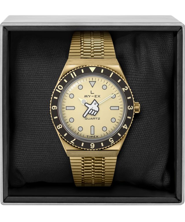TW2W70700 Timex x seconde/seconde/ Loser 38mm Stainless Steel Bracelet Watch Alternate Image 1