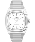 TW2W70800 Timex® Automatic 1983 E-Line Reissue 34mm Stainless Steel Expansion Band Watch  Primary Image