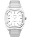 Timex Automatic 1983 E Line Reissue 34mm Stainless Steel Expansion Band Watch Timex Automatic 1983 E Line Reissue 34mm Stainless Steel Expansion Band Watch