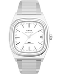 TW2W70800 Timex® Automatic 1983 E Line Reissue 34mm Stainless Steel Expansion Band Watch  Primary Image