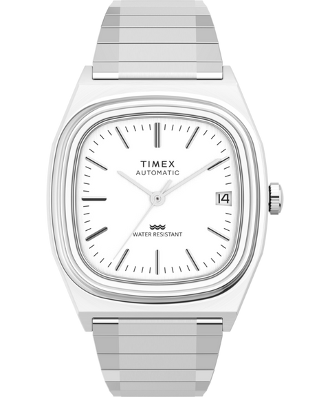 タイメックス　リイシュー 1983 E-line Timex 1983 E-Line Reissue Automatic 34mm Blue | Watches.com
