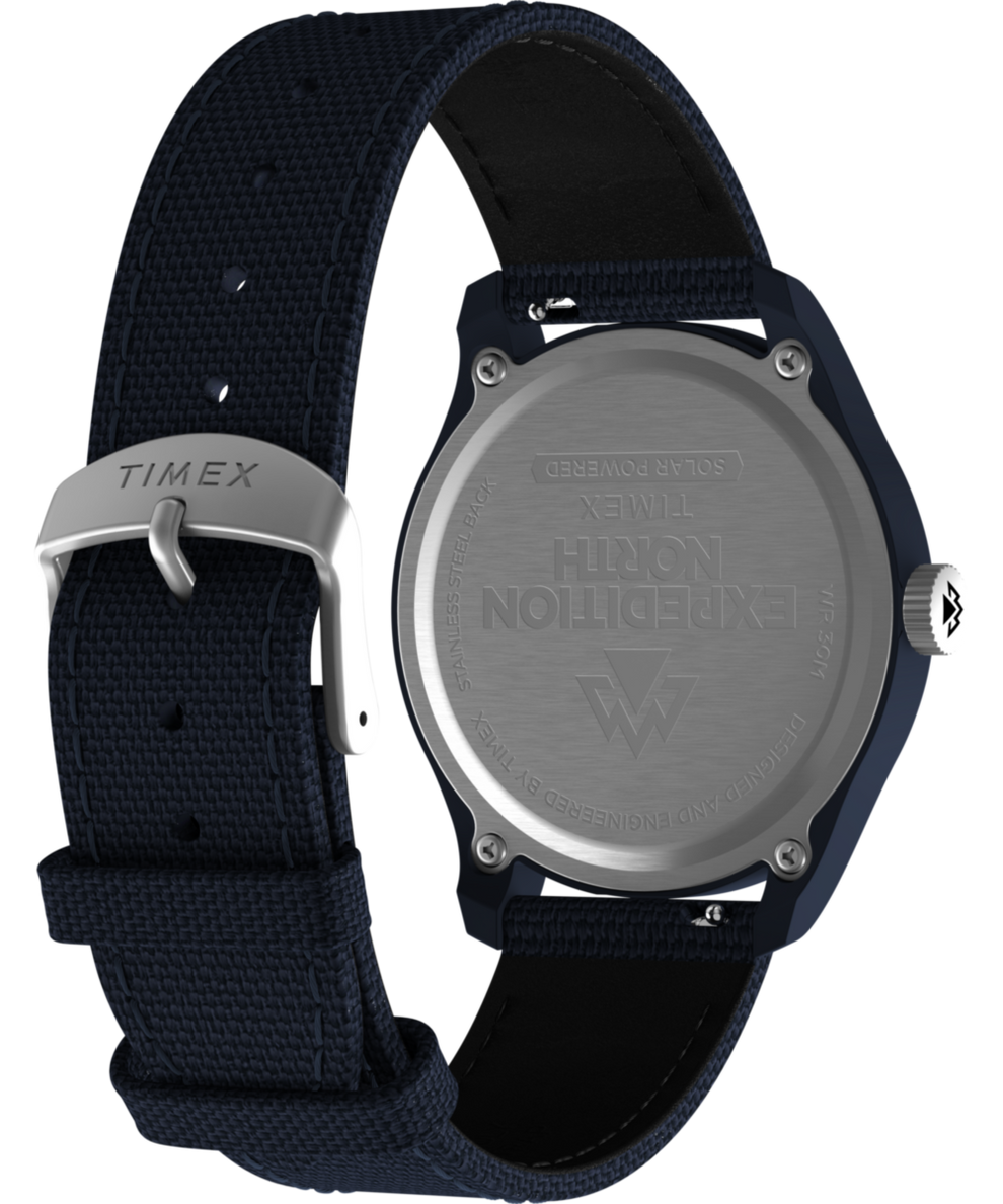 TW2W71200 Expedition Traprock Solar 40mm Eco-friendly Strap Watch   Caseback with Attachment Image