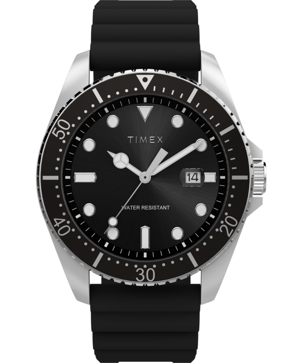 TW2W71400 Men's Dress 42mm Silicone Strap Watch Primary Image