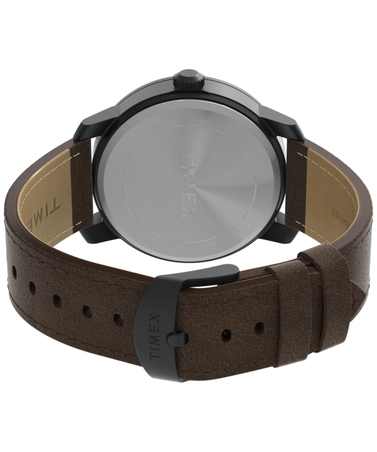 TW2W72000 Mod 44mm Leather Strap Watch Caseback with Attachment Image