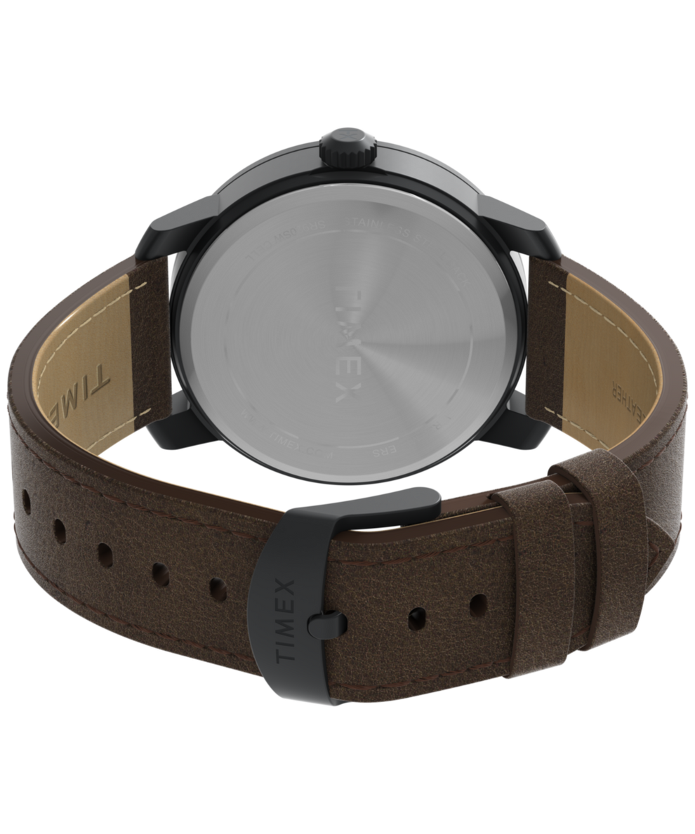 TW2W72000 Mod 44mm Leather Strap Watch Caseback with Attachment Image