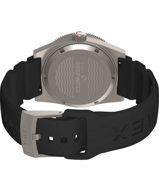 Imagen del fondo de caja con accesorio del reloj TW2W73800 Deepwater Reef 200 Titanium Automatic de 41 mm con correa de caucho sintético