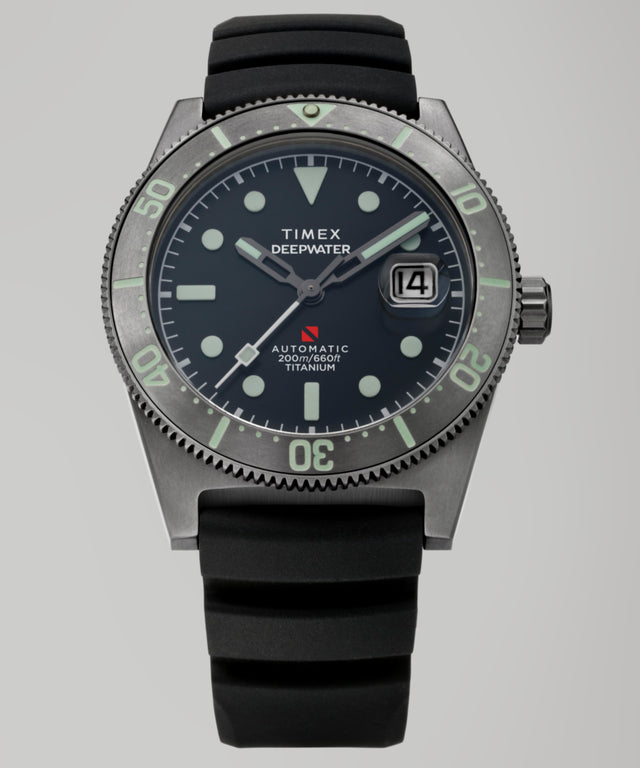Reloj TW2W73800 Deepwater Reef 200 Titanium automático de 41 mm con correa de caucho sintético  Foto alternativa de belleza 3