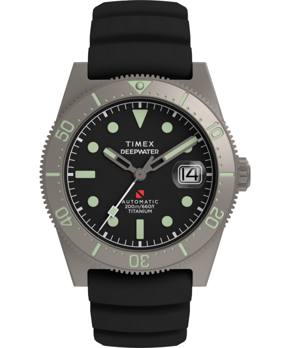Imagen principal del reloj TW2W73800 Deepwater Reef 200 Titanium Automatic de 41 mm con correa de caucho sintético