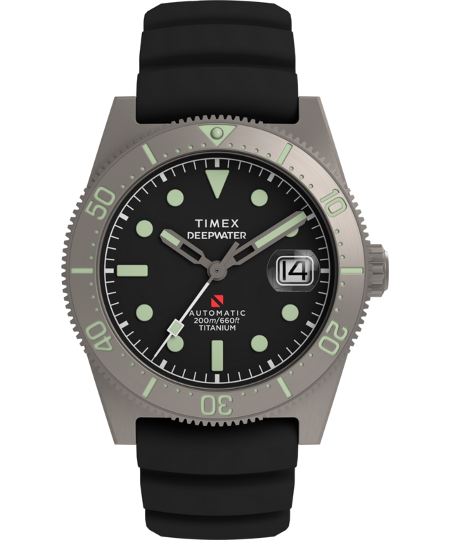 Imagen principal del reloj TW2W73800 Deepwater Reef 200 Titanium Automatic de 41 mm con correa de caucho sintético