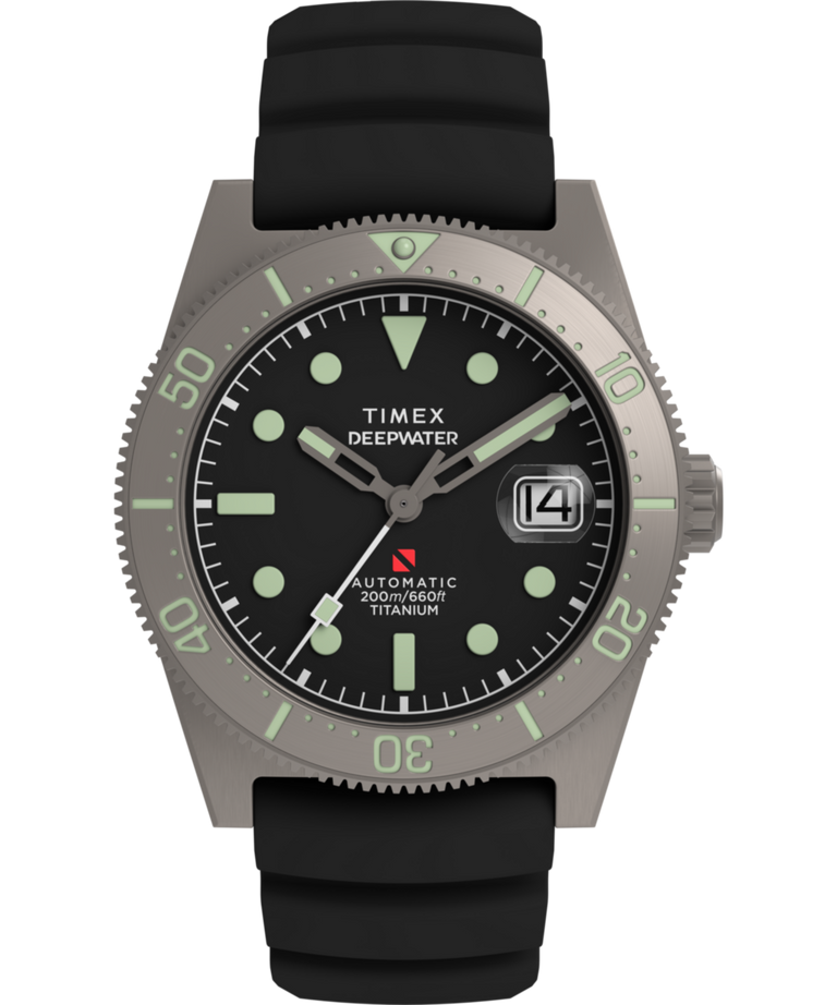 Imagen principal del reloj TW2W73800 Deepwater Reef 200 Titanium Automatic de 41 mm con correa de caucho sintético