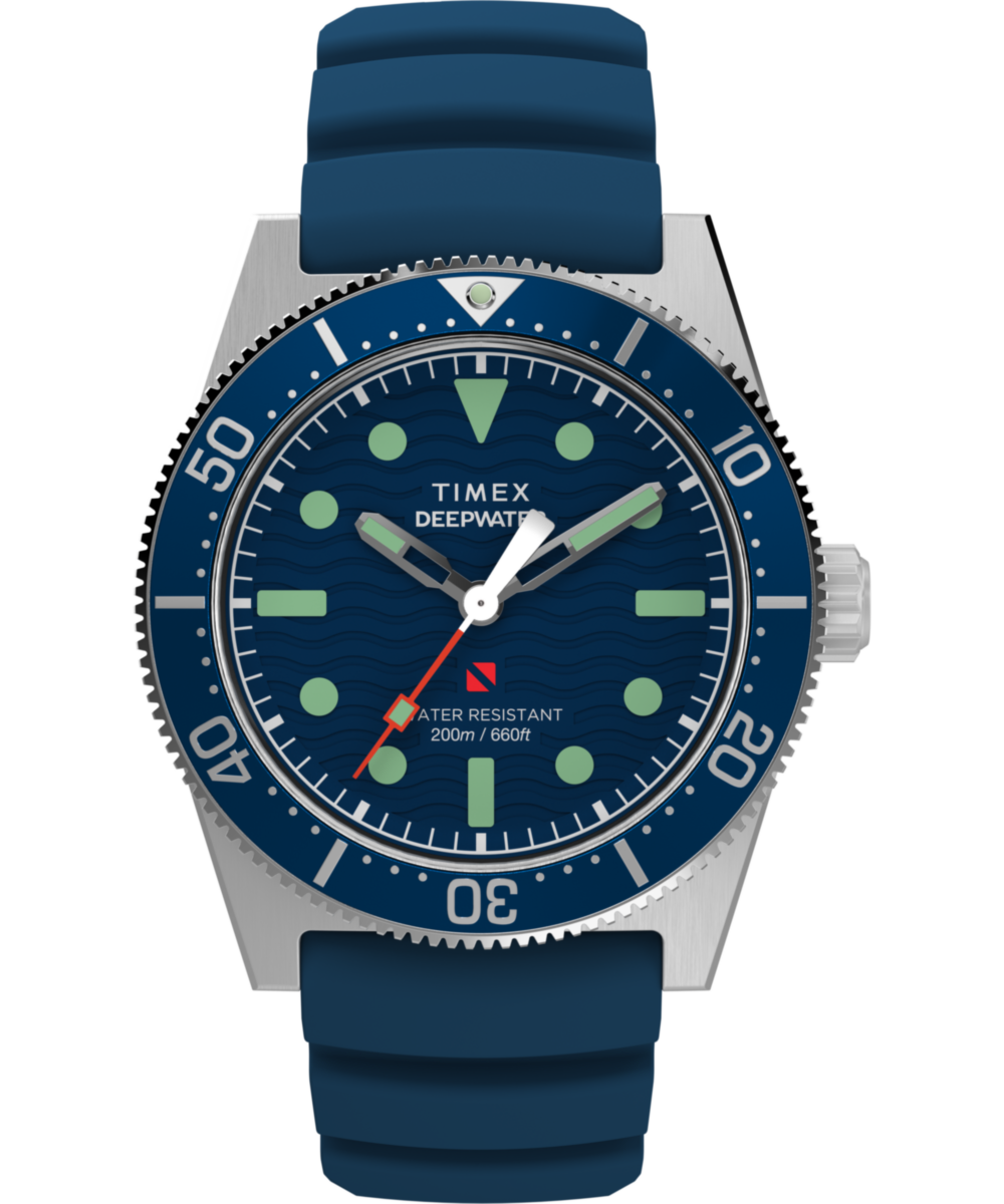 Timex Deepwater Reef 200 41mm Synthetic Rubber Strap Watch
