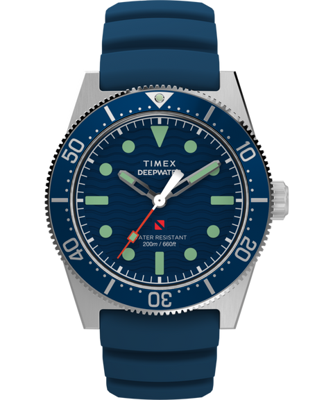 Deepwater Reef 200 41mm Synthetic Rubber Strap Watch - TW2W74600