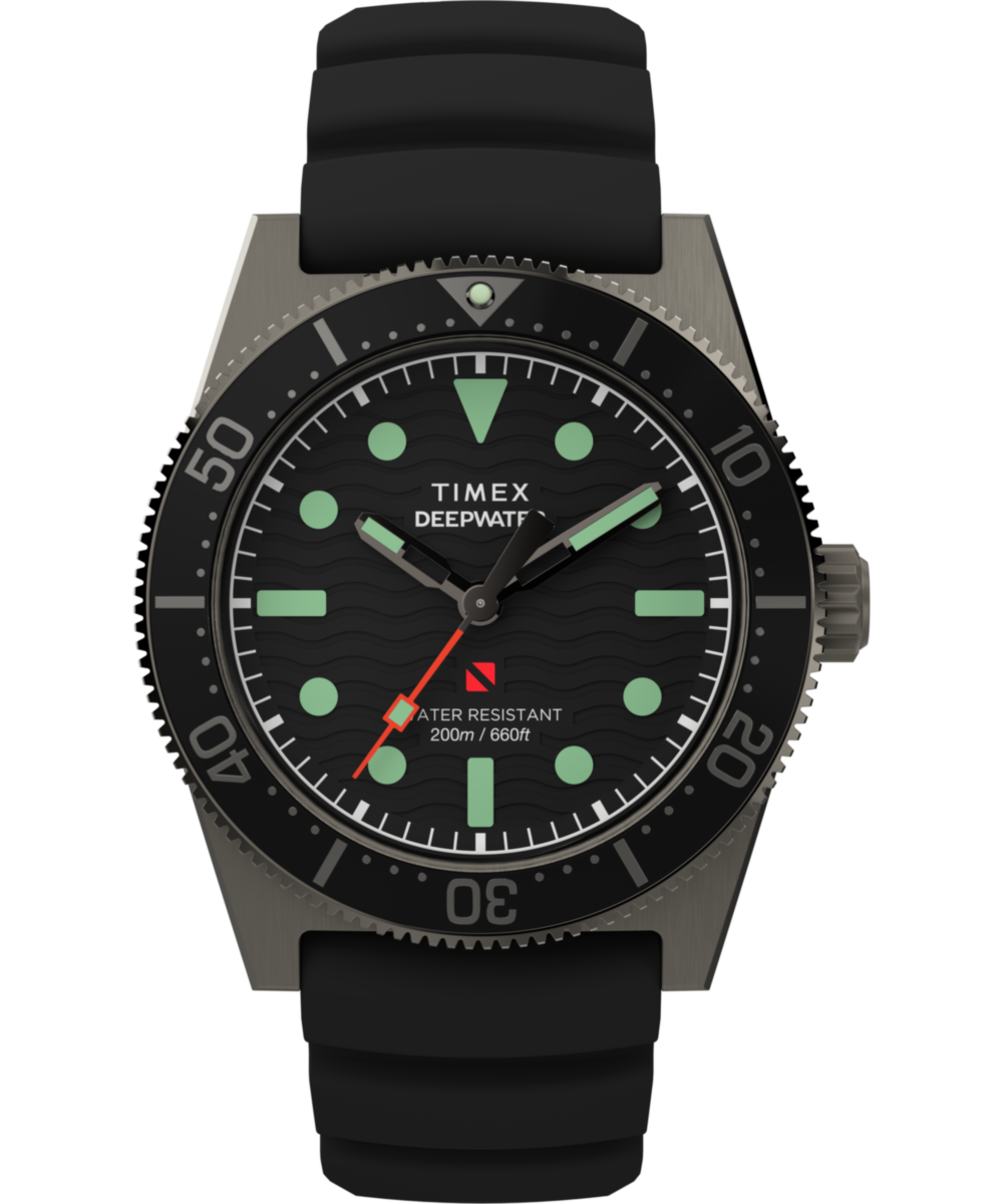 Timex Deepwater Reef 200 41mm Synthetic Rubber Strap Watch