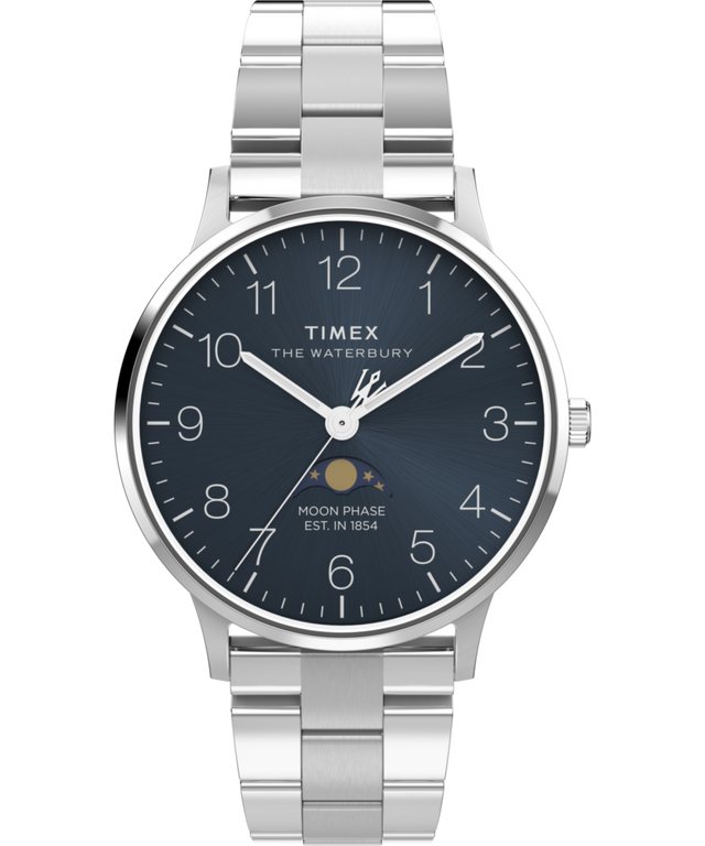 TW2W75700 Reloj Waterbury Classic Moon Phase de 40 mm con brazalete de acero inoxidable  - Imagen principal