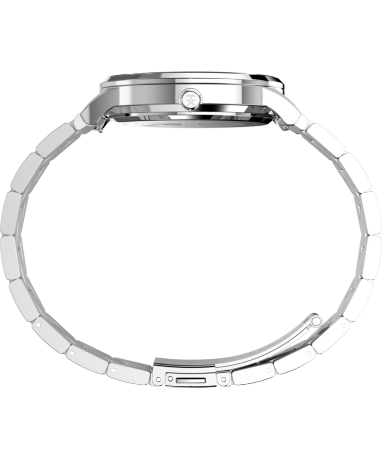 TW2W75700 Reloj Waterbury Classic Moon Phase de 40 mm con brazalete de acero inoxidable  - Imagen de perfil
