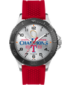 Gamer Texas Rangers World Series 42mm Silicone Strap Watch