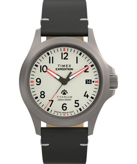 TIMEX EXPEDITION 腕時計 2本セット Expedition Titanium 38mm Leather Strap Watch - TW2W78200 | Timex US