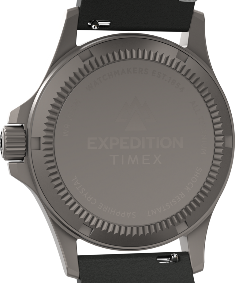 TW2W78200 Reloj Expedition Titanium de 38 mm con correa de piel  Imagen del fondo de la caja