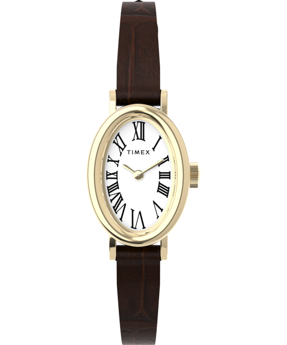 Cavatina 19mm Leather Strap Watch - TW2W78500 | Timex US