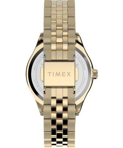 TW2W78700 Timex Legacy x Peanuts Roller Skating 34mm Stainless Steel Bracelet Watch   Strap Image