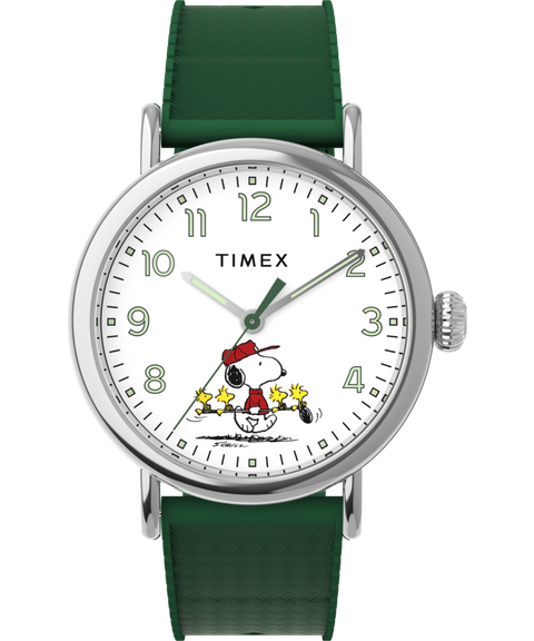 Peanuts® x Timex Standard Golf 40mm Synthetic Rubber Strap Watch