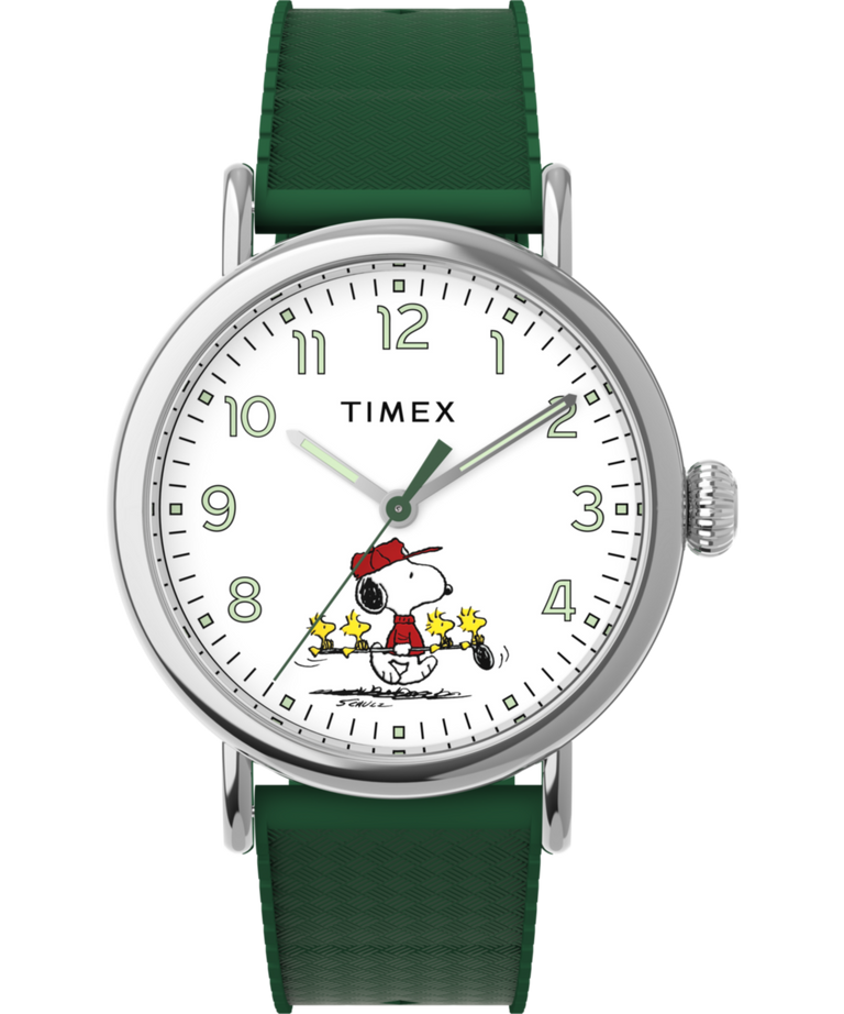 TW2W78900 Peanuts® x Timex Standard Golf 40mm Synthetic Rubber Strap Watch  Primary Image