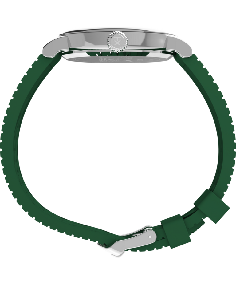 Imagen de perfil del reloj TW2W78900 Peanuts® x Timex Standard Golf con correa de caucho sintético de 40 mm