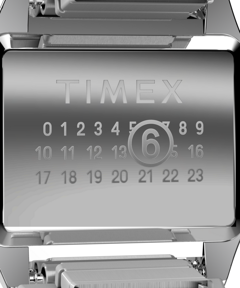 TW2W81400 Timex x MM6 20mm Stainless Steel Ring Watch - M/L Caseback Image