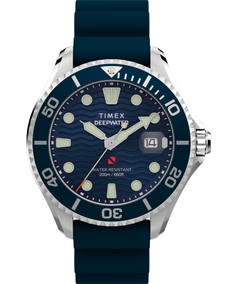 TW2W81500 Reloj Deepwater Meridian 200 de 44 mm con correa de caucho sintético - Imagen principal