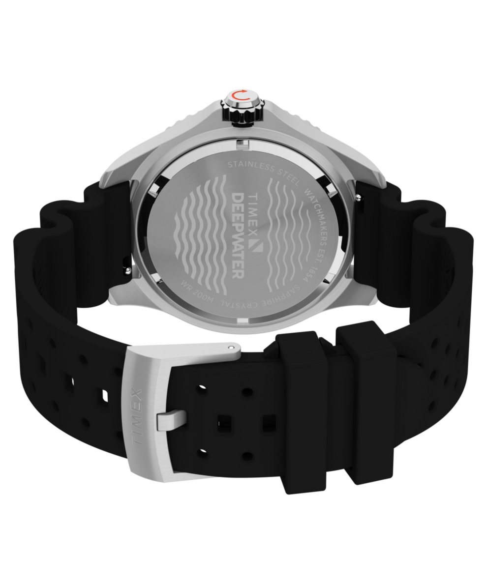 TW2W81600 Deepwater Meridian 200 44mm Synthetic Rubber Strap Watch  Caseback with Attachment Image