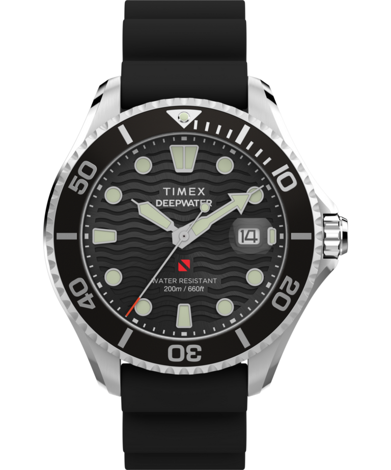 TW2W81600 Reloj Deepwater Meridian 200 de 44 mm con correa de caucho sintético - Imagen principal