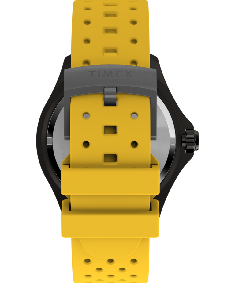 TW2W81700 Deepwater Meridian 200, 44 mm, correa de caucho sintético. Imagen de la correa del reloj