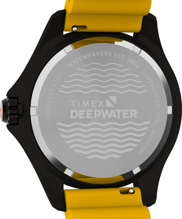 TW2W81700 Deepwater Meridian 200 44mm Synthetic Rubber Strap Watch  Caseback Image