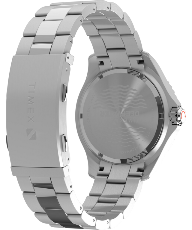 TW2W81900 Deepwater Meridian 200, reloj de 44 mm con brazalete de acero inoxidable: imagen del fondo de la caja con accesorio