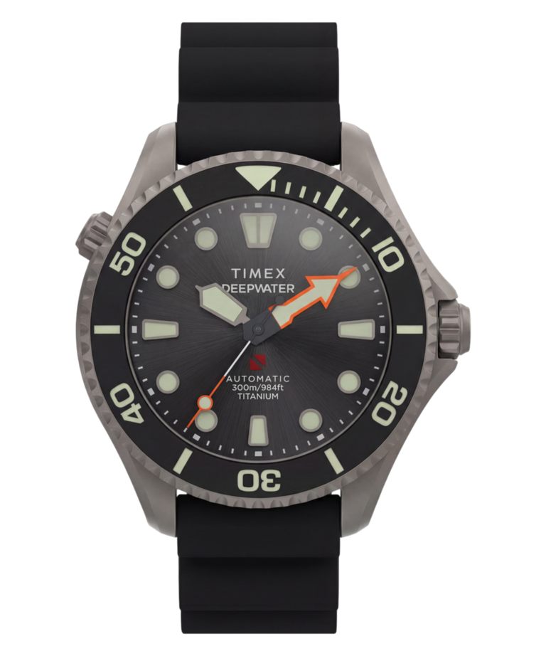 TW2W82100 Deepwater Meridian 300 Titanium HEV Automatic 44mm HNBR Synthetic Rubber Strap Watch Primary Image