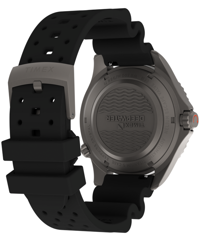 TW2W82100 Deepwater Meridian 300 Titanium HEV Automatic 44mm HNBR Synthetic Rubber Strap Watch Caseback with Attachment Image