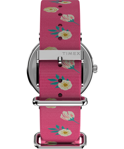 TW2W83100 Peanuts® x Timex Weekender Floral 38mm Fabric Strap Watch Strap Image