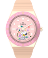 TW2W83800 Peanuts® Q Timex® In Bloom 36mm Stainless Steel Expansion Band Watch Primary Image