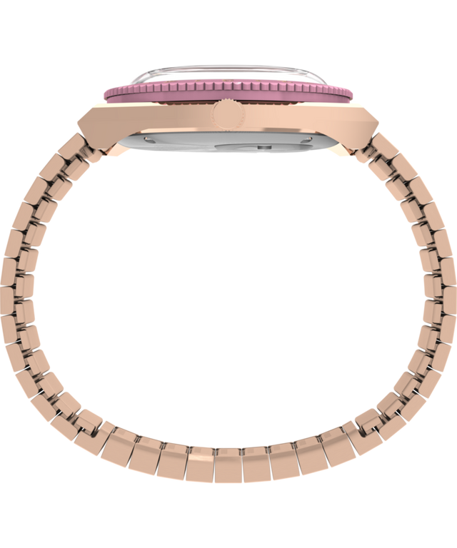 TW2W83800 Peanuts® Q Timex® In Bloom 36mm Stainless Steel Expansion Band Watch Profile Image