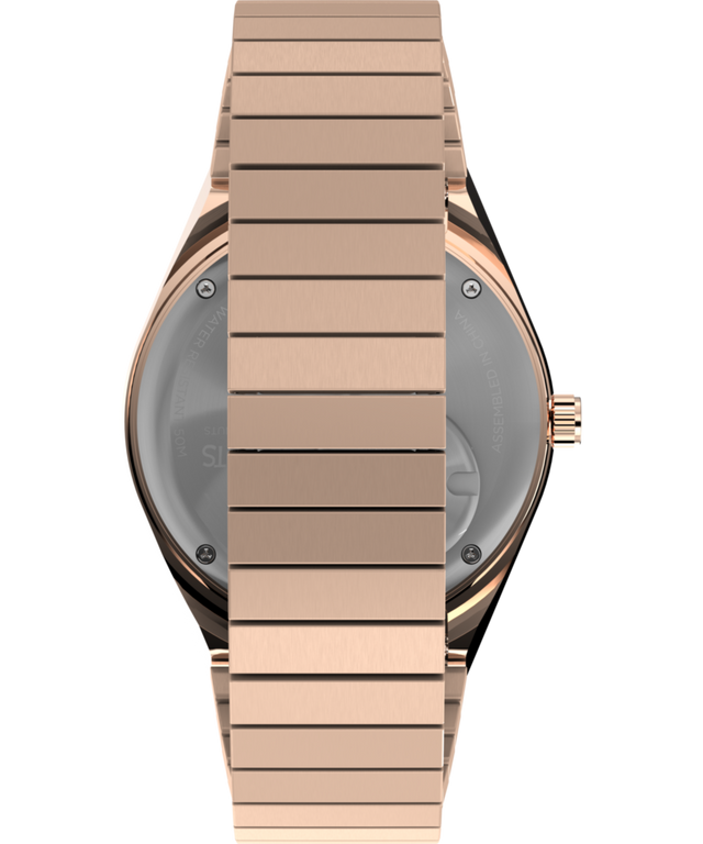 TW2W83800 Peanuts® Q Timex® In Bloom 36mm Stainless Steel Expansion Band Watch Strap Image