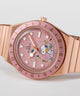 TW2W83800 Peanuts® Q Timex® In Bloom 36mm Stainless Steel Expansion Band Watch Campaign Key Silhouettes (Beauty shots) Image
