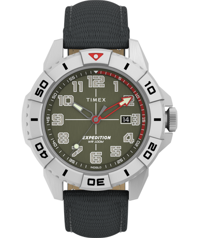 TW2W84200 Expedition Ridge 42mm Leather Strap Watch Primary Image