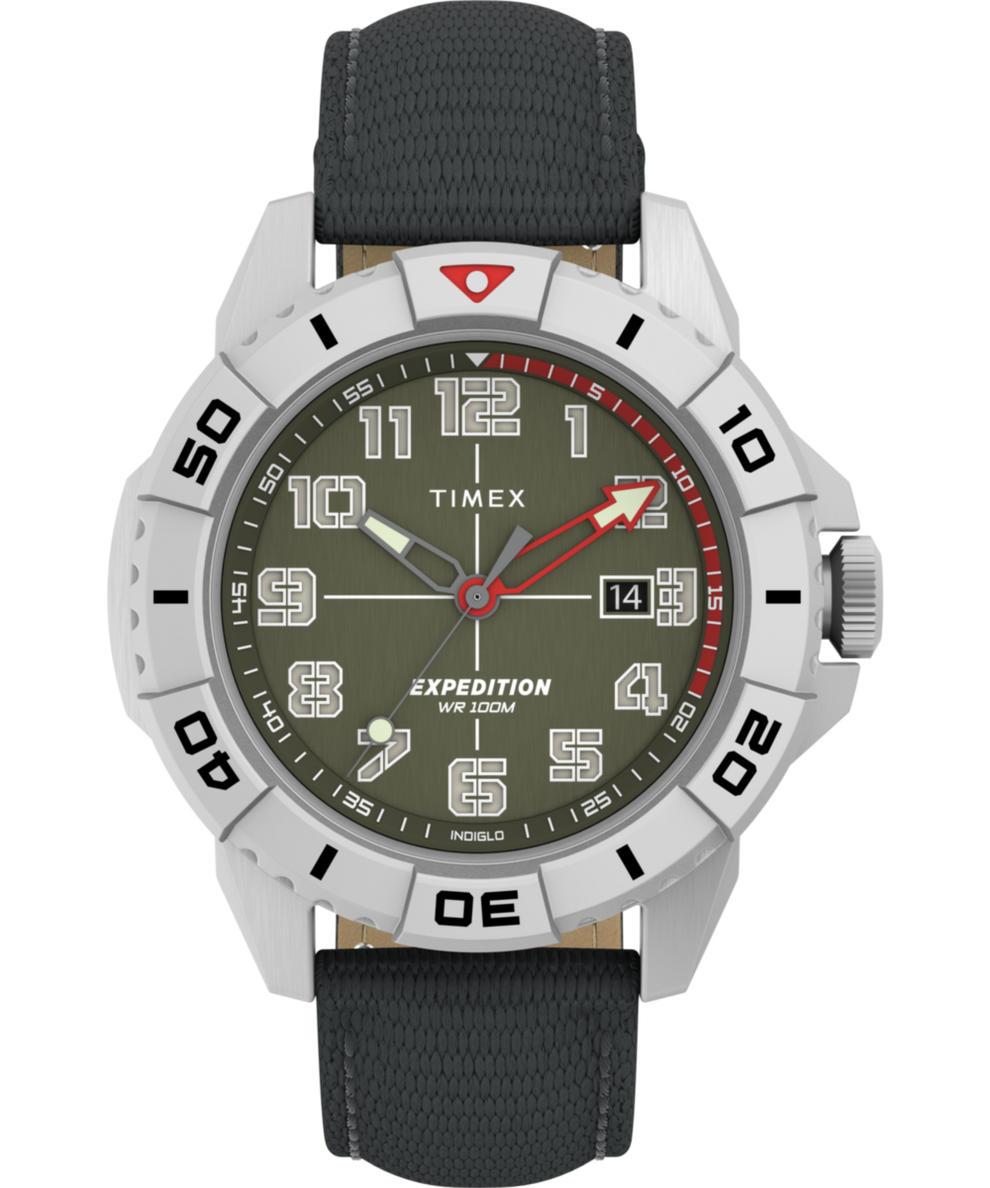 TW2W84200 Expedition Ridge 42mm Leather Strap Watch Primary Image