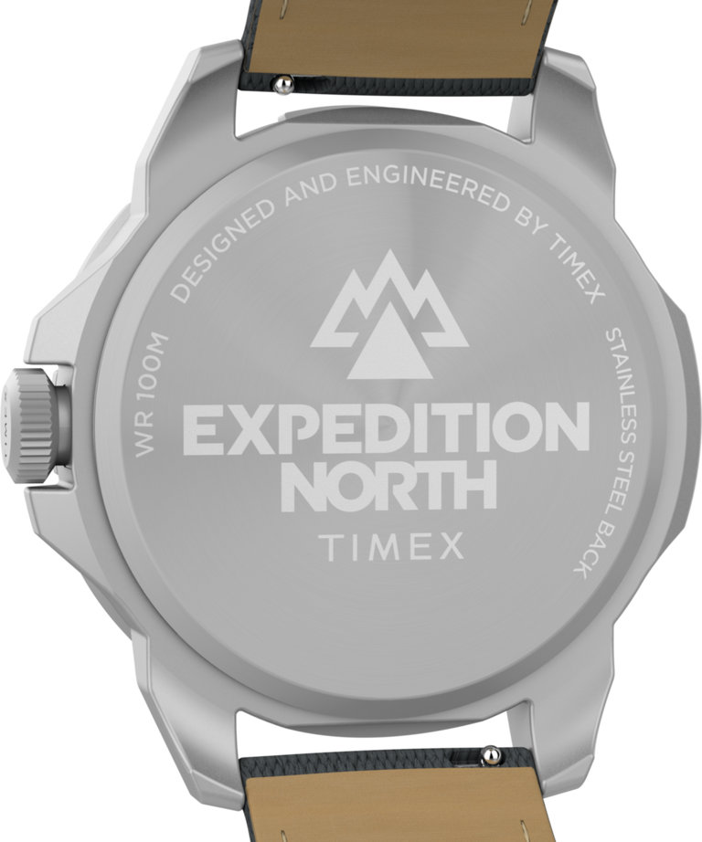TW2W84200 Expedition Ridge 42mm Leather Strap Watch Caseback Image