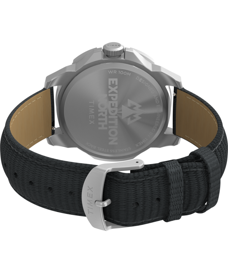 TW2W84200 Expedition Ridge 42mm Leather Strap Watch Caseback with Attachment Image