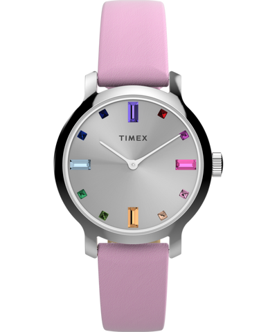 TW2W84800 Transcend 31mm Leather Strap Watch Primary Image