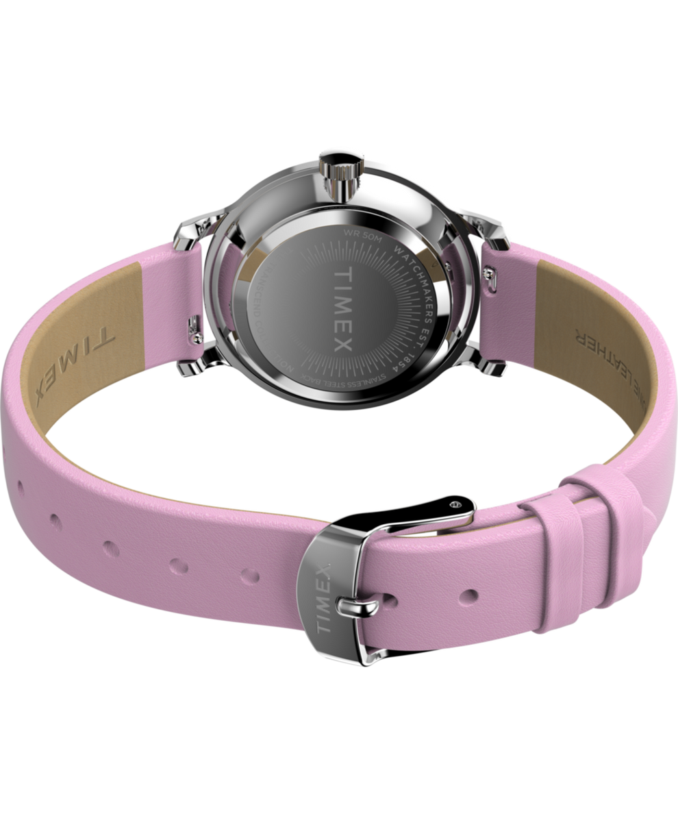 TW2W84800 Transcend 31mm Leather Strap Watch Caseback with Attachment Image