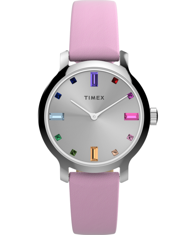 TW2W84800 Transcend 31mm Leather Strap Watch Primary Image