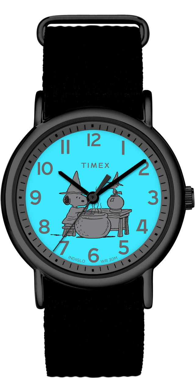 Timex Weekender x Peanuts Witches’ Brew 38mm Fabric Strap Watch